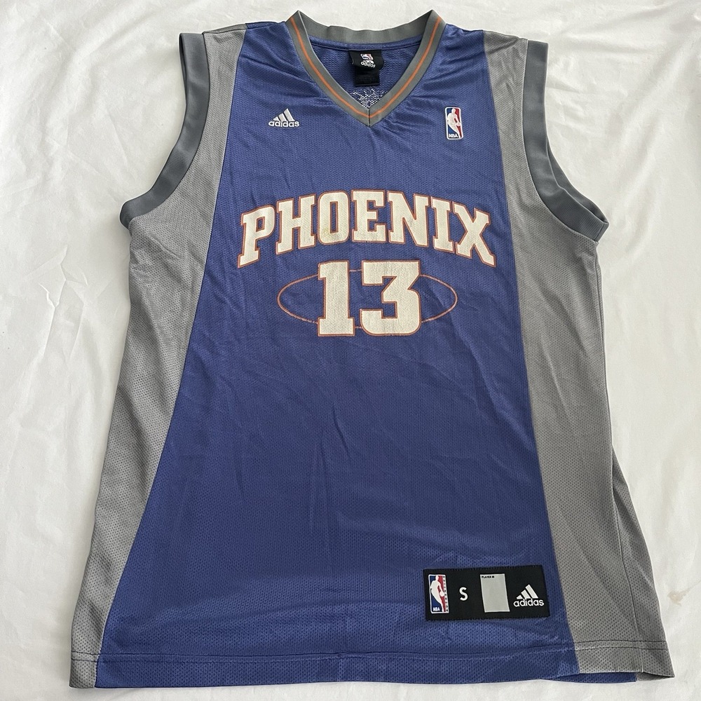 Vintage Steve Nash #13 Adidas Phoenix Suns Purple Jersey Adult Small